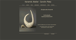 Desktop Screenshot of keramik-platz.de
